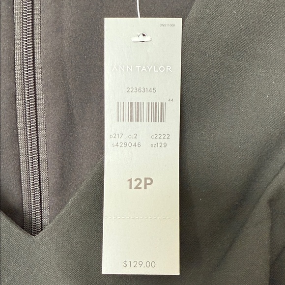 Ann Taylor Classic Black Midi Dress - Picture 2 of 4